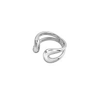 Кольцо Moon Paris, Steel, незамкнутое, MS-26.01-019 серебристый, 17,5