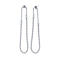Серьги Moon Paris, Ringo, с подвесками, MR-22.12-202 серебристый