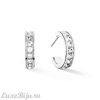 Пусеты Coeur de Lion Crystal-Silver, 0131/21-1817
