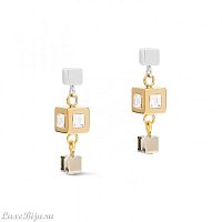 Серьги Coeur de Lion Golg-Silver, 5037/21-1617