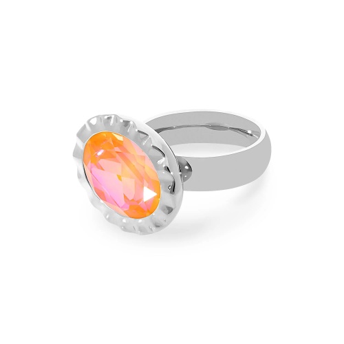 Кольцо Qudo TIVOLA UNICA big (S/P) Crystal orange ignite 58, 688422 фото 6