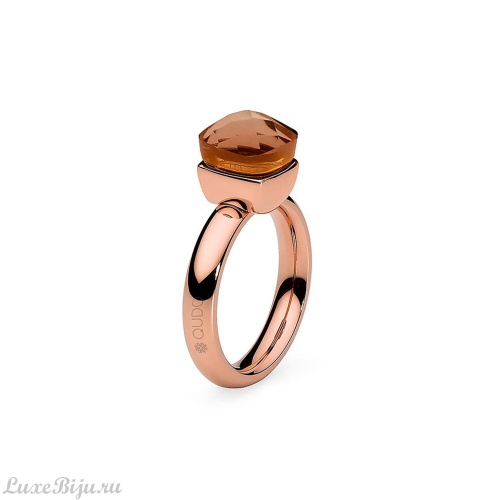Кольцо Qudo Firenze smoked topaz 17.8 мм 610766/17.8 BR/RG