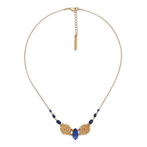 Колье Franck Herval, Charlie, кристалл Swarovski и лазуритом, FH26.2-15-64702 синий