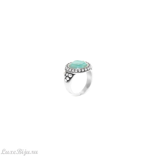Кольцо Nature Bijoux, Darwin, разъемное, со вставкой из гелиотиса, NB23.2-19-24981 голубой