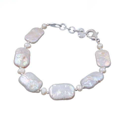 Браслет Lanzerotti, Splendore, с жемчугом, LZ-24.08-349 белый