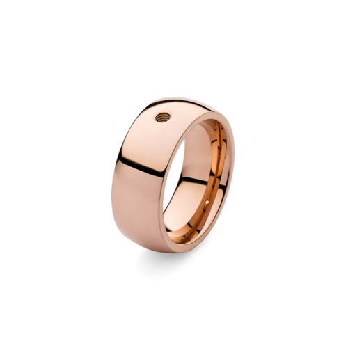 Кольцо - база Qudo Basic big gold 16.5 мм 627013 RG фото 2