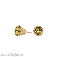 Пусеты Fiore Luna Light Topaz SWE298 LT RG