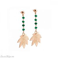 Серьги Ester Bijoux Японский Клён O04-RG BR
