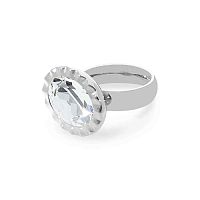 Кольцо Qudo TIVOLA UNICA big (S/P) Crystal 56, 686693
