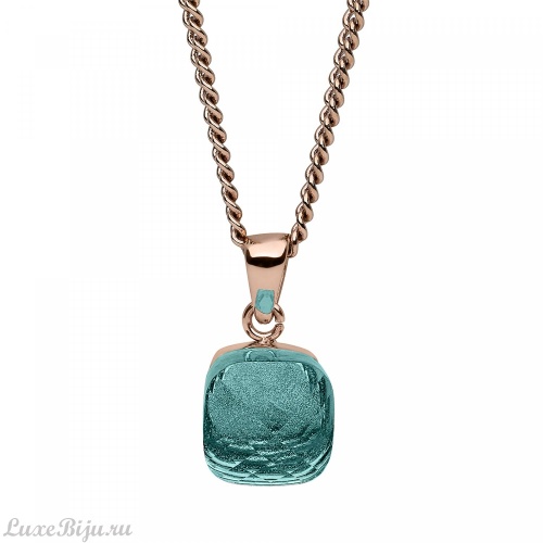 Колье Qudo Firenze blue apatite 400032.1 BL/RG