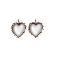 Серьги Celeste G, с сердцем, CS26.1-1082 серебристый