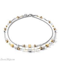 Колье Coeur de Lion 4-In-1 Gold-Silver 5007/10-1617