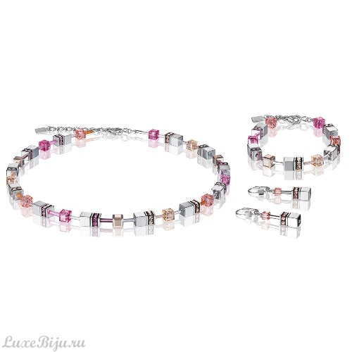 Серьги Coeur de Lion Peach Rose 4015/20-0227 фото 2