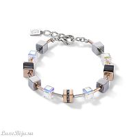 Браслет Coeur de Lion Rosegold-Black 4965/30-1630