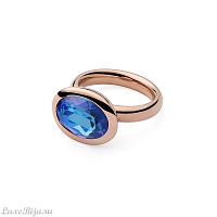 Кольцо Qudo Tivola Royal Blue Delite 17.2 мм 651004 BL/RG