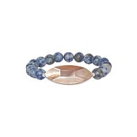 Браслет Nature Bijoux, Skala, стрейч, с содалитом и перламутром, NB26.1-13-44463 синий