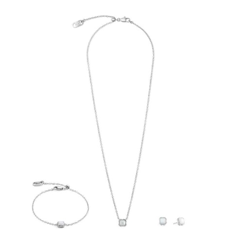 Серьги Coeur de Lion White quartz (April), 1300/21-1400 фото 2