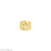 Кольцо Franck Herval, Ariane, разъемное, с кристаллом Swarovski, FH23.1-19-63210 золотистый