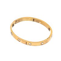 Браслет Dansk Copenhagen, Joy Waterproof, с фианитами, DNSK26.1-7W2211021 золотистый