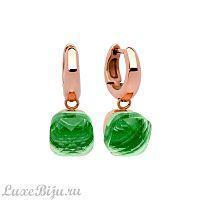 Серьги Qudo Firenze peridot 300161 G/RG