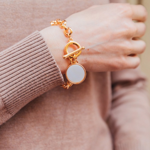 Браслет Fiore Luna Bella White Shell, CL6010 G фото 4