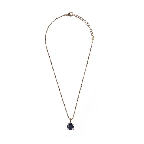 Колье Alcozer&J, с цирконом, AL2512-CLOVE45B черный фото 2