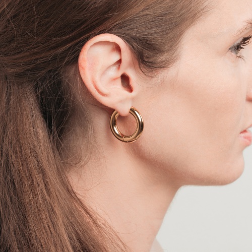 Серьги Fiore Luna 25, AWE2894-G-5-25mm фото 2