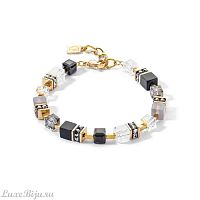 Браслет Coeur de Lion Black-Gold, 3039/30-1316