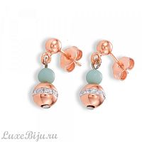 Серьги Coeur de Lion Mint Green, *4992/21-0522