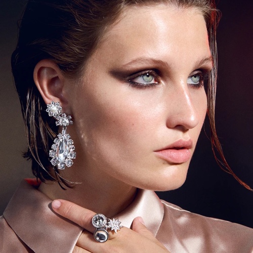 Серьги Dyrberg Kern LUCIA SS WHITE, 390072 фото 2
