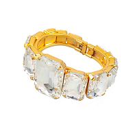 Браслет Celeste G, кафф с кристаллами Swarovski, CS26.1-1281 хрустальный