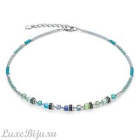 Колье Coeur de Lion Blue-Green, 4562/10-0705