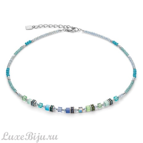 Колье Coeur de Lion Blue-Green, 4562/10-0705