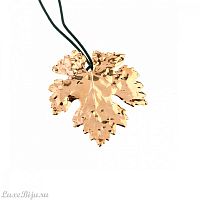 Колье Ester Bijoux Виноградный лист LF23A-G BR