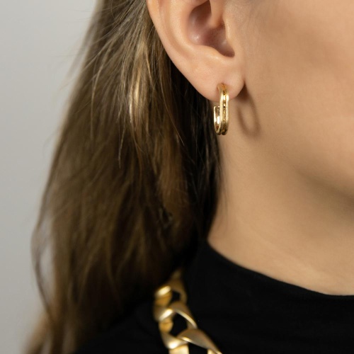 Серьги Dansk Copenhagen, Tula, полукольца, DNSK25.2-3C2407024 золотистый фото 2