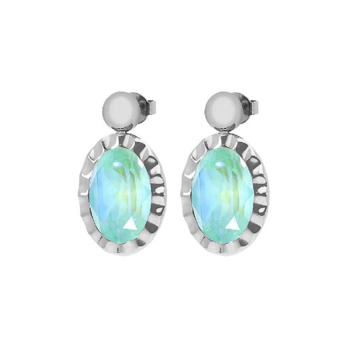 Серьги Qudo TIVOLA UNICA big (S/P) Silky sage delite 2,65cm, 332189