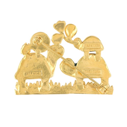 Брошь TARATATA, Carapate, цветная смола, декоративные элементы, TT-T22-01202-20M золотистый фото 4