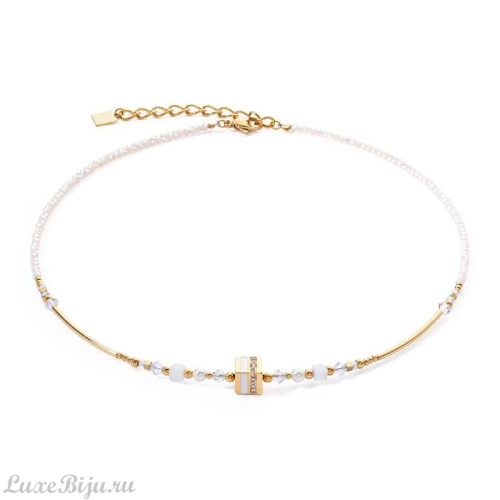 Колье Coeur de Lion White-Gold, 4355/10-1416