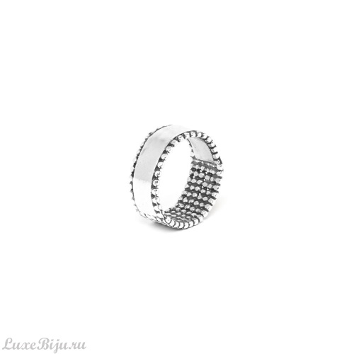 Кольцо ORI TAO, Trocadero, незамкнутое, в стиле ар-деко, OT22.1-19-29908 серебристый фото 2
