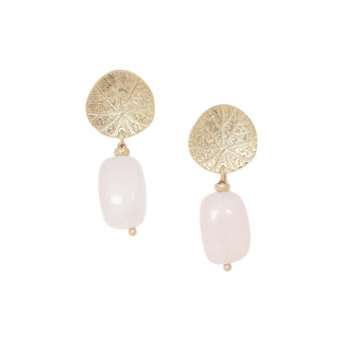 Серьги Nature Bijoux, Minerama, с розовым кварцем, NB26.1-12-90633 розовый фото 2