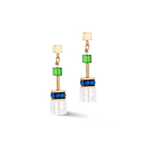 Серьги Coeur de Lion Multicolour Gold, 3018/21-1516
