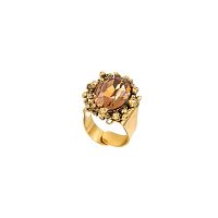Кольцо Celeste G, разъемное, с кристаллом Swarovski, CS25.1-2079 коричневый