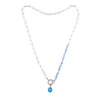 Колье Fiore Luna AGAT BLUE, BP03181-2 BL/S