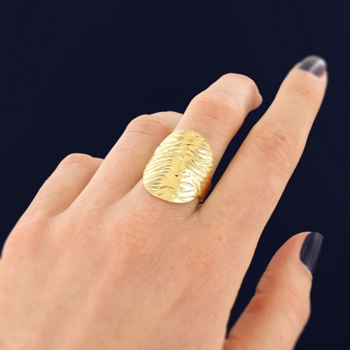 Кольцо TARATATA, Instinct, разъемное, металл, TT-H25-10427-20D золотистый фото 2