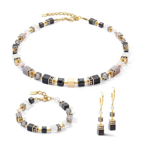 Серьги Coeur de Lion Black-Gold, 3039/21-1316 фото 2