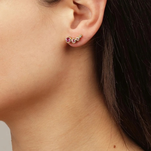 Серьги Dyrberg Kern AGNES SG ROSE, 440043 фото 2