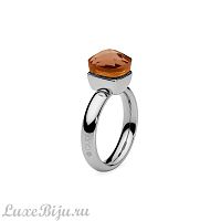 Кольцо Qudo Firenze smoked topaz 18.5 мм, 610755 BR/S