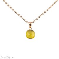 Колье Qudo Firenze light topaz 400329.1 BR/RG