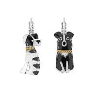 Серьги TARATATA, Pas bouger!, асимметрия, цветная смола, гематит, TT-W25-06755-102 черный