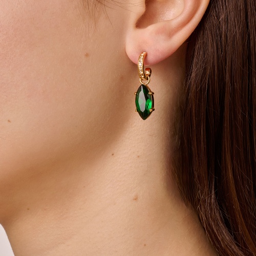 Серьги Dyrberg Kern JUNIPE SG EMERALD GREEN, 470002 фото 6